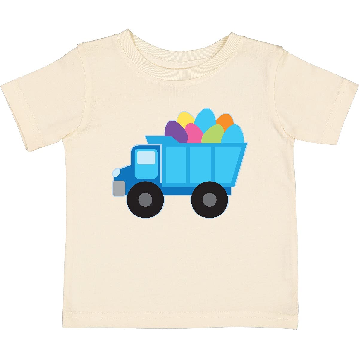 Inktastic Easter Egg Truck Boys Baby T-Shirt - Cute Easter Outfit for Toddlers & Infants - Perfect for Easter Egg Hunts, Family Photos & Spring Celebrations