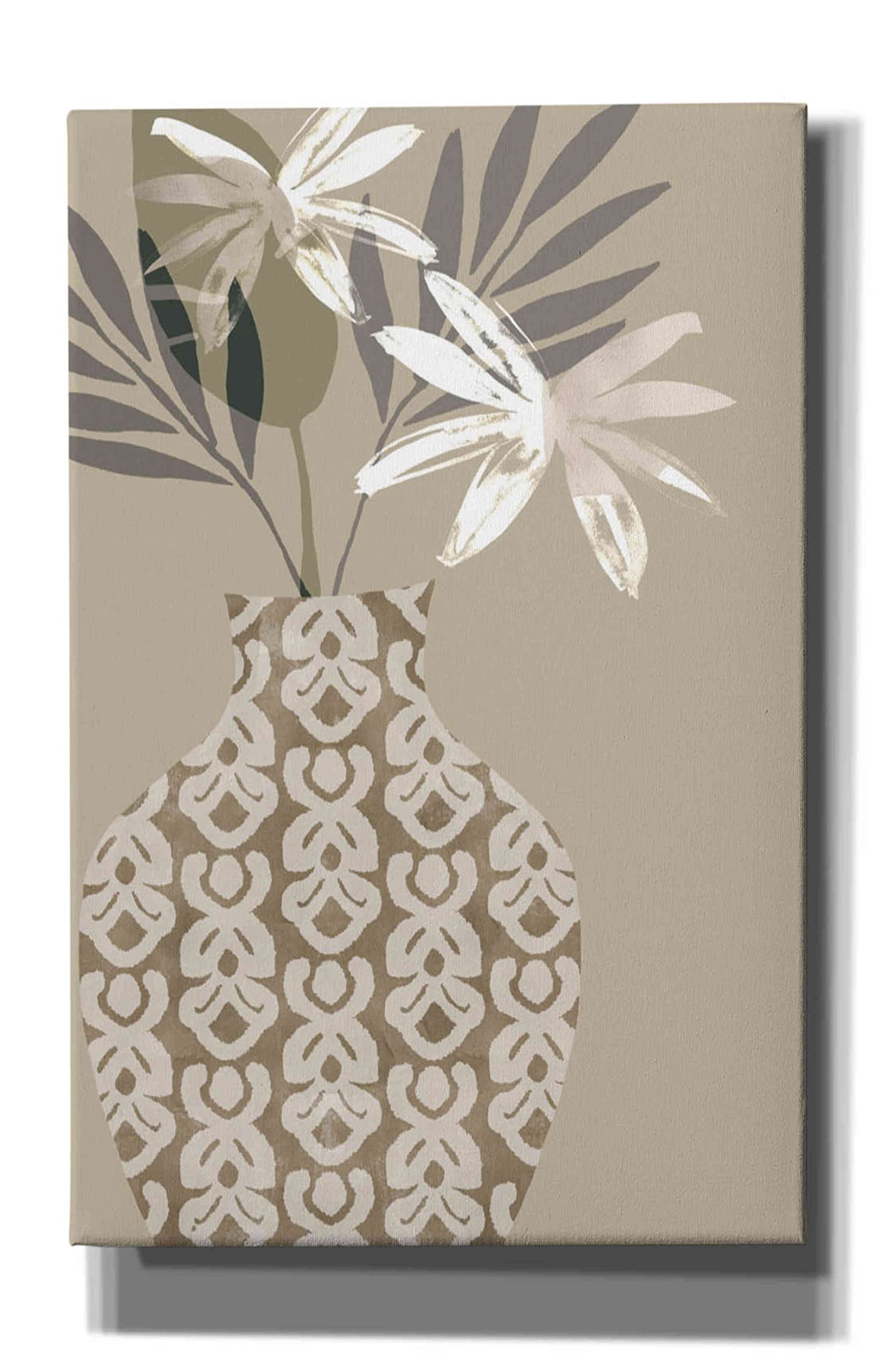 Flora Kouta Graffiti Decorative Vase I Giclee Canvas Wall Art - 26x40 Inches Modern Home Decor for Living Room, Bedroom & Office