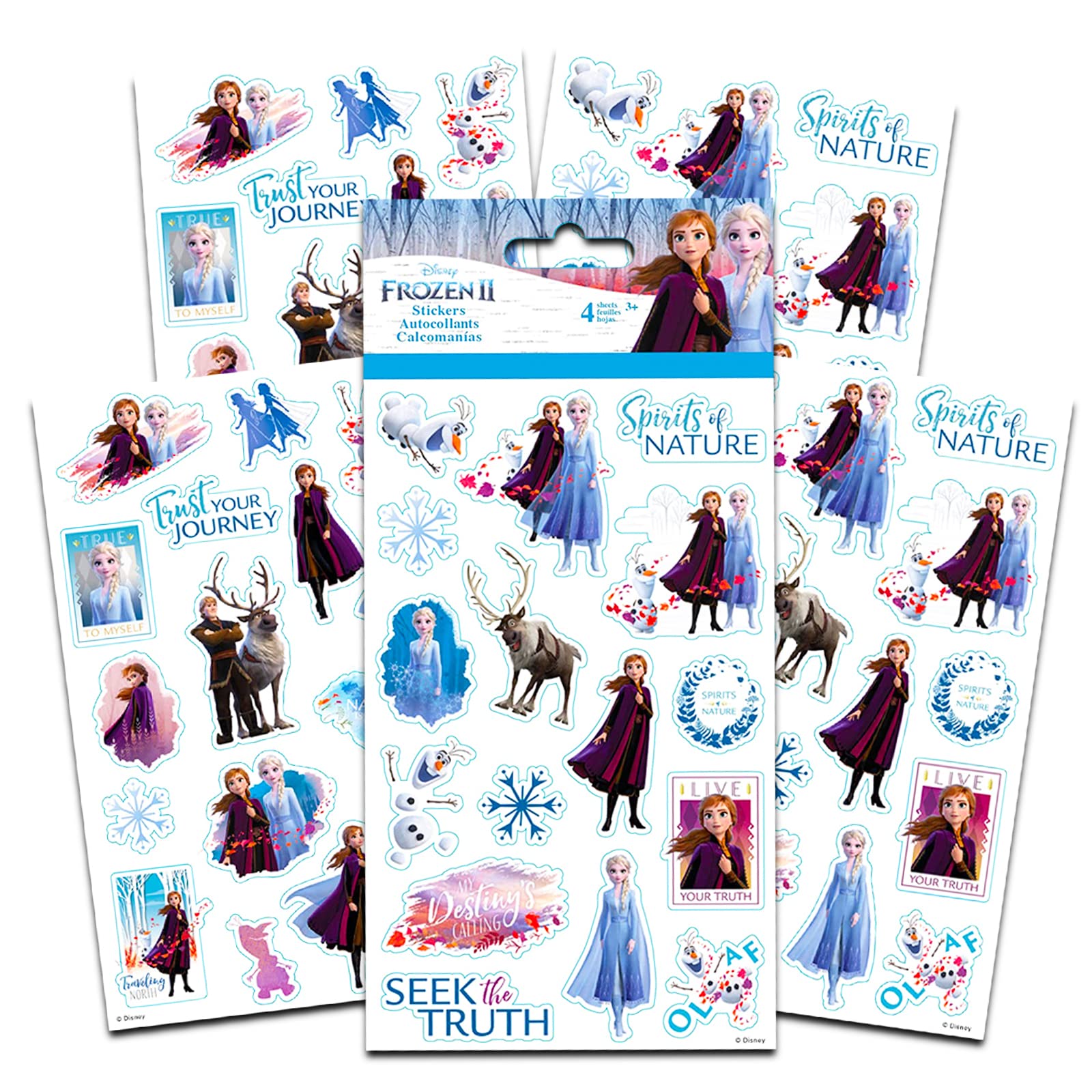 Disney Frozen Floor Puzzles for Kids Ages 3-5 - 60-Piece Jumbo Puzzle Set with Look & Find Activity Book, Stickers | Educational Toys for Toddlers & Preschoolers | Perfect for Birthday Gifts & Indoor Playtime