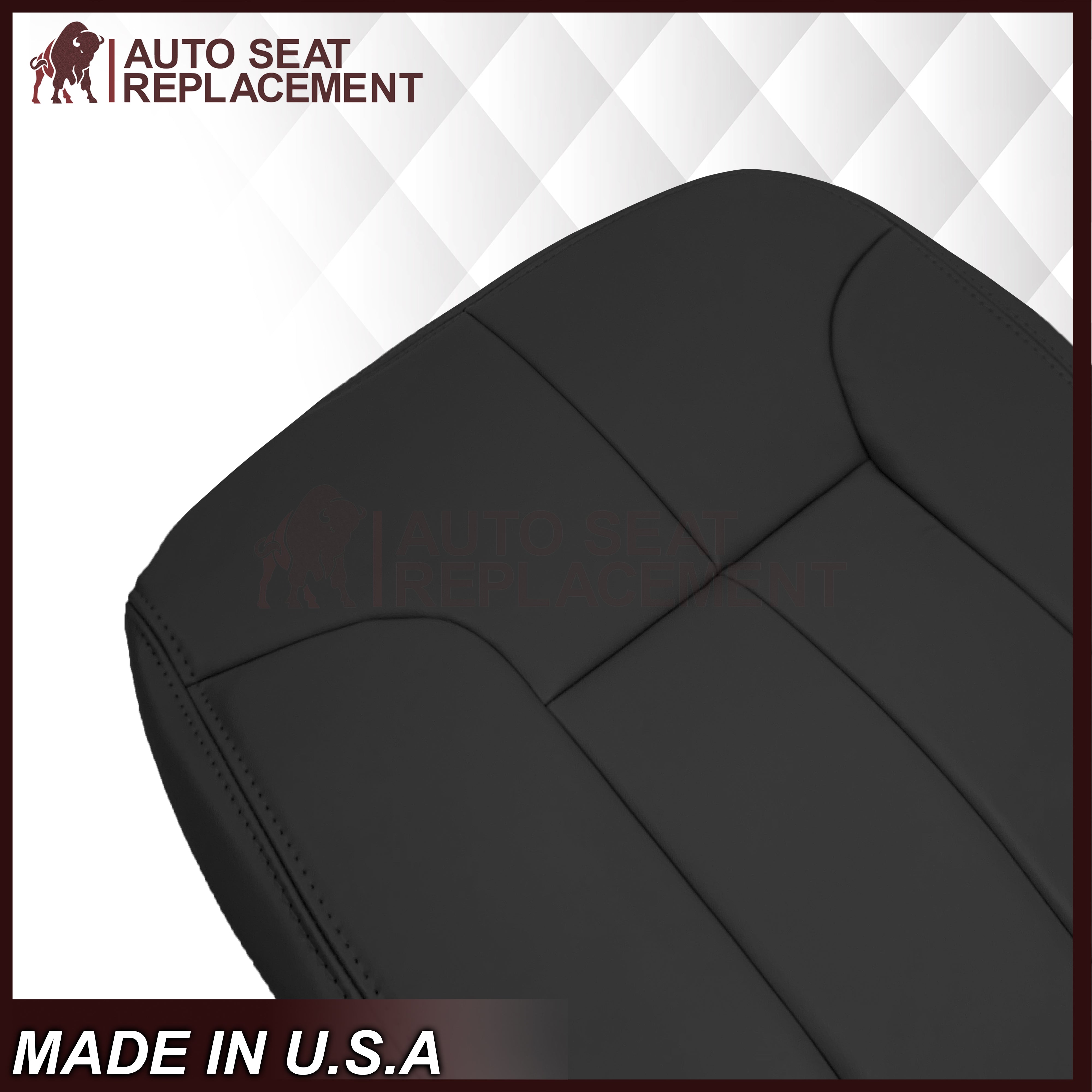 1994-1997 Dodge Ram Laramie SLT 1500/2500/3500 Black Seat Covers - Custom Fit Truck Seat Protectors for Comfort & Durability | Perfect for Work Trucks, Off-Roading & Daily Commutes