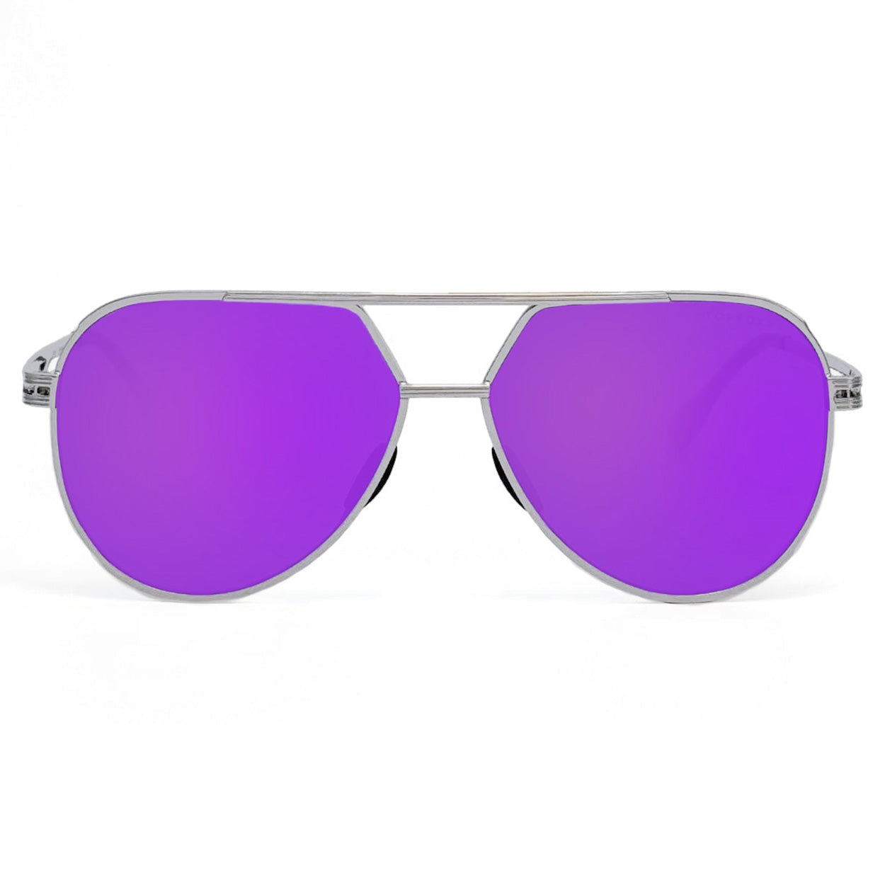 Untangled x Emily Tangle-Free Mirrored Purple Aviator Sunglasses for Women - UV Protection, Fashionable & Lightweight - Perfect for Driving, Beach & Outdoor Activities