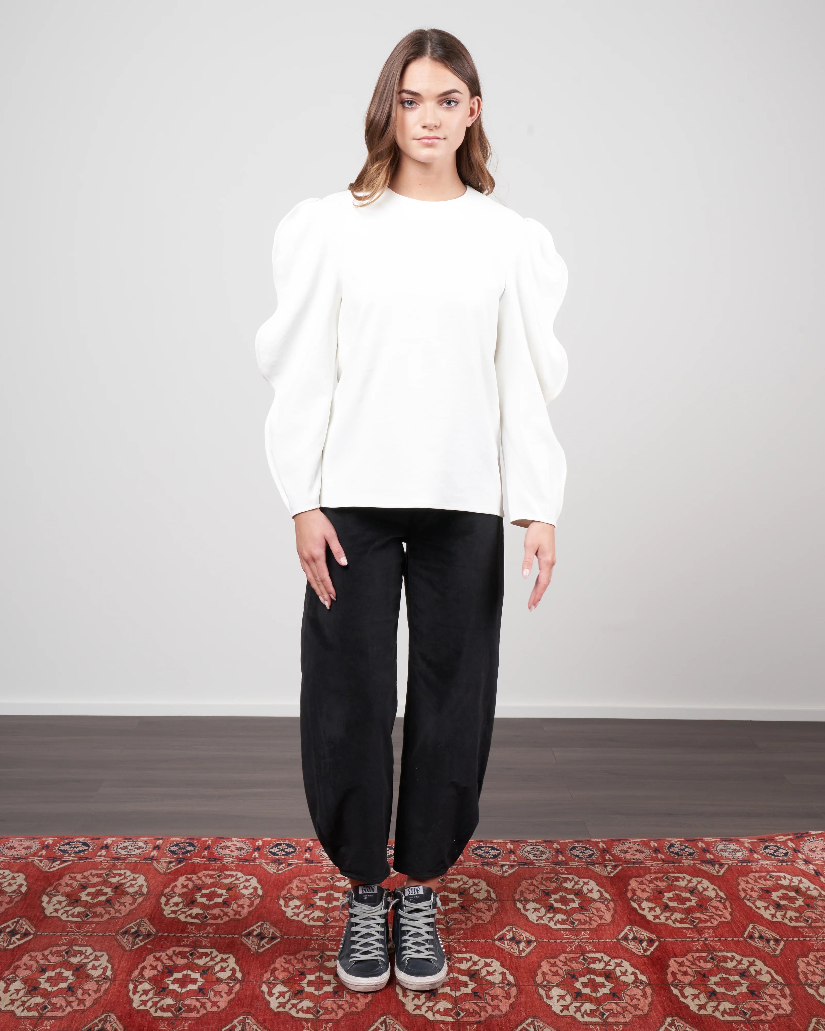 Tibi Brancusi Mid-Rise Stretch Velvet Tapered Pants for Women - Black Size 28 (NWT) - Perfect for Office Wear, Evening Outfits & Special Occasions