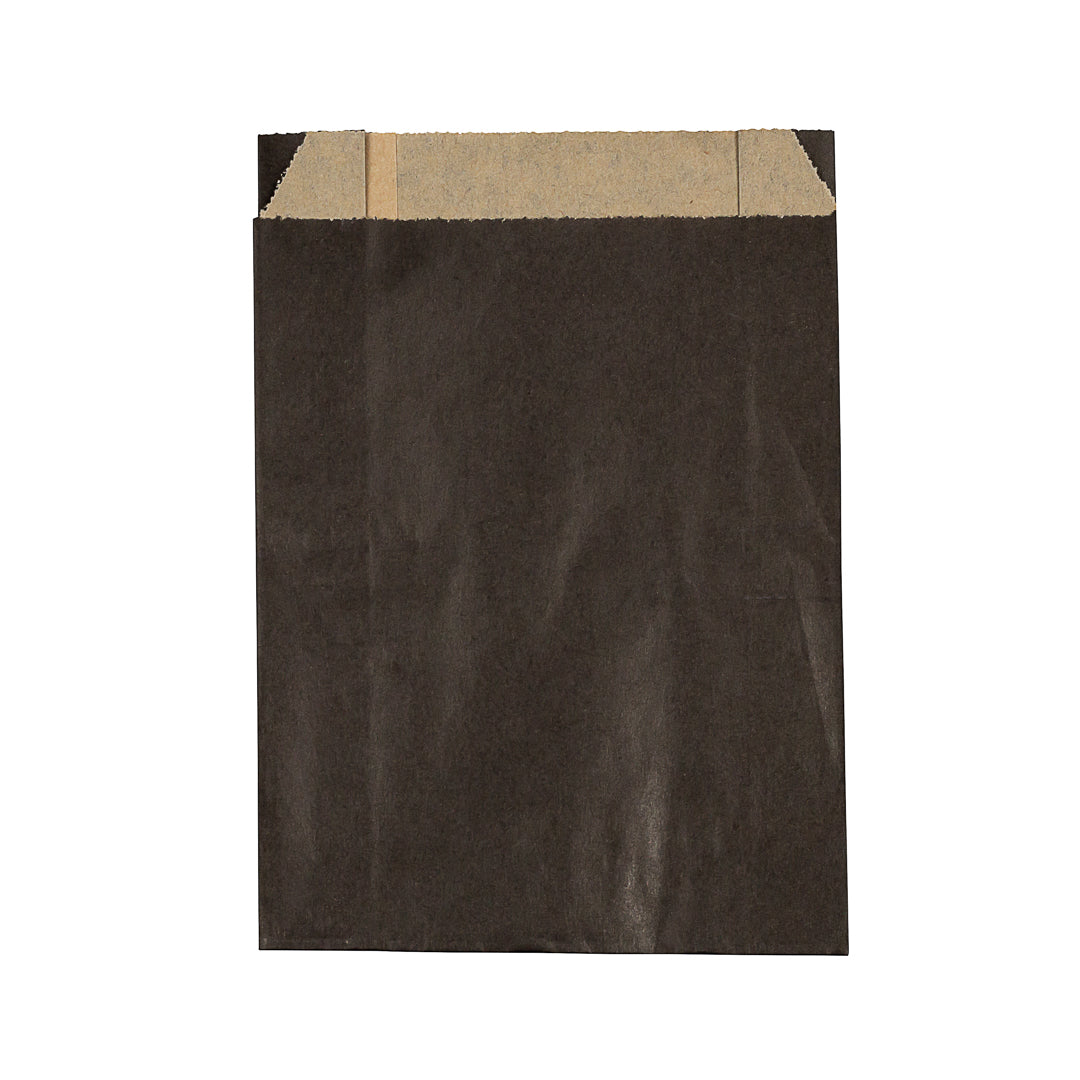 Premium Black Paper French Fry & Snack Bags - 4.25
