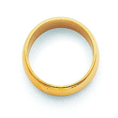 14K Solid Yellow Gold 2mm Half-Round Wedding Band Ring for Men & Women - Perfect for Anniversaries, Engagements, and Everyday Wear