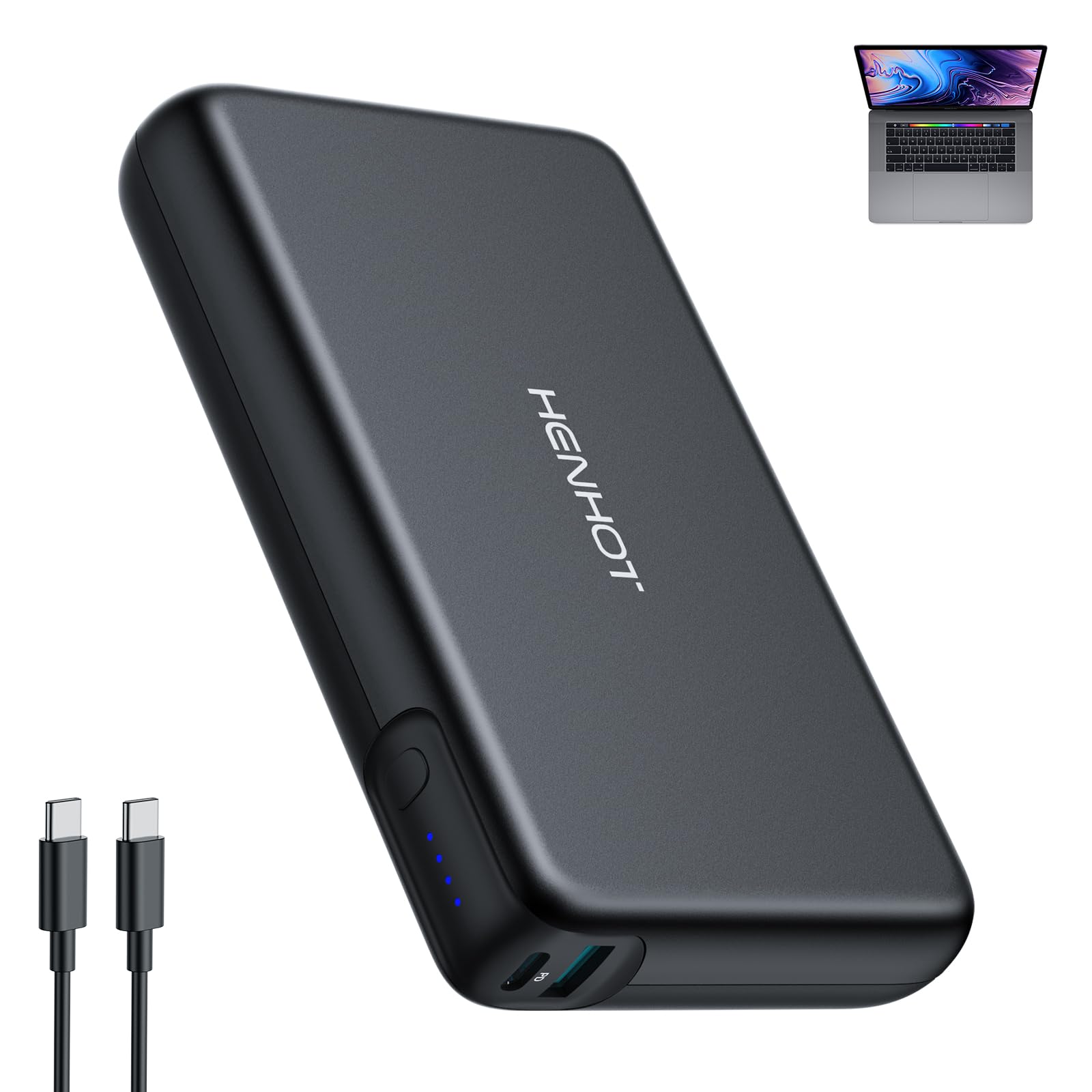 100W 30000mAh Power Bank with USB-C PD Fast Charging - Portable Laptop Charger for Dell, MacBook, HP, Asus, Lenovo, Steam Deck, Nintendo Switch - External Battery Pack for iPhone, Samsung Galaxy, iPad & More - Perfect for Travel, Work & Outdoor Adventures