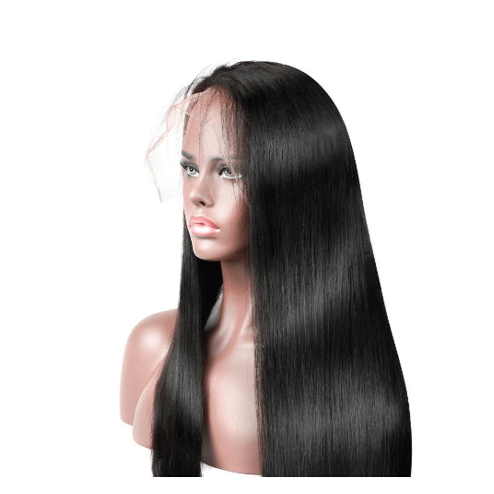 13x4 Transparent Lace Front Wig - Natural Black 180% Density Human Hair - Perfect for Daily Wear, Parties & Special Occasions