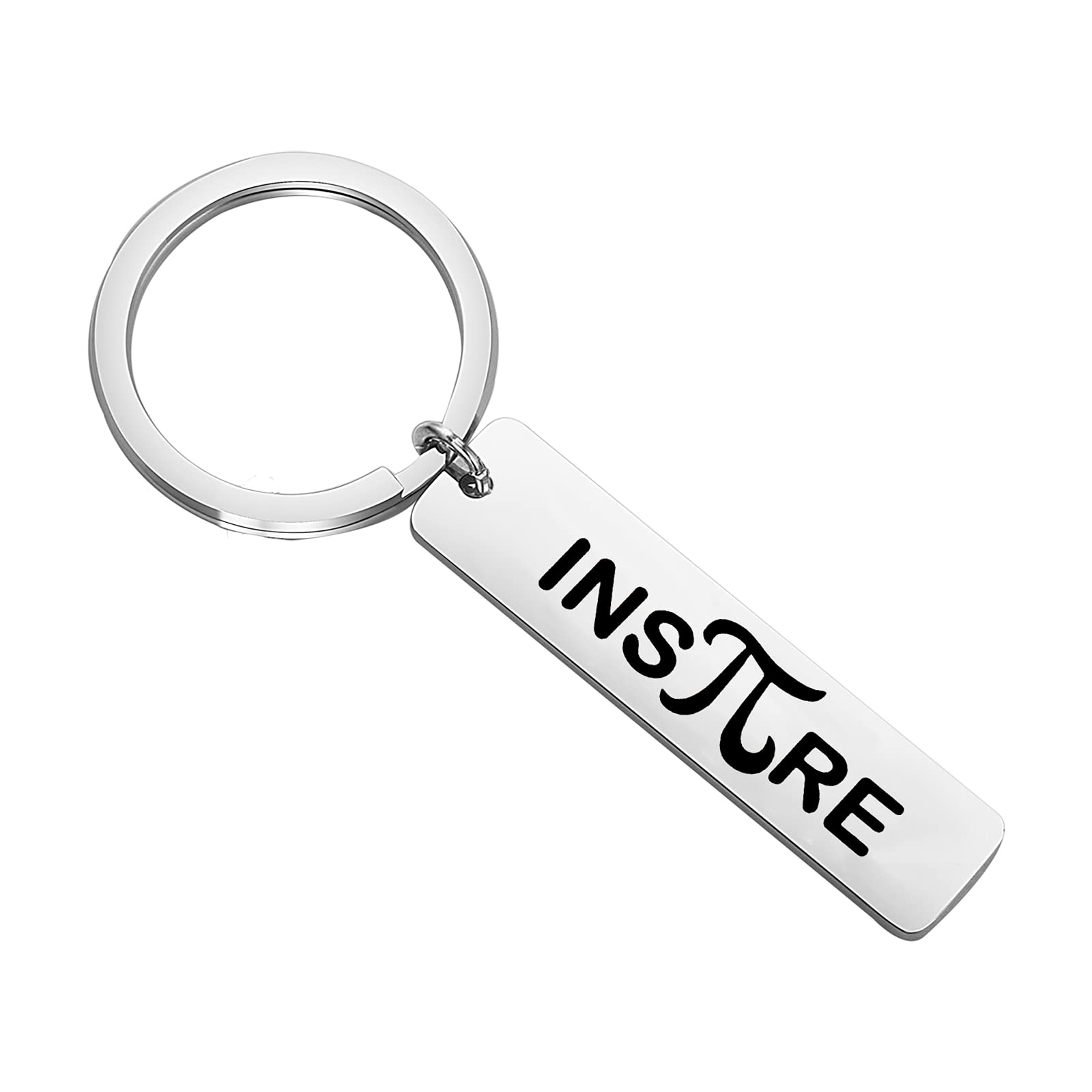 CHOORO Inspire Keychain - Funny Pi Day Gift for Math Teachers & Mathematics Lovers | Math-Themed Jewelry & Unique Teacher Appreciation Present | Perfect for Classroom, Graduation & STEM Enthusiasts