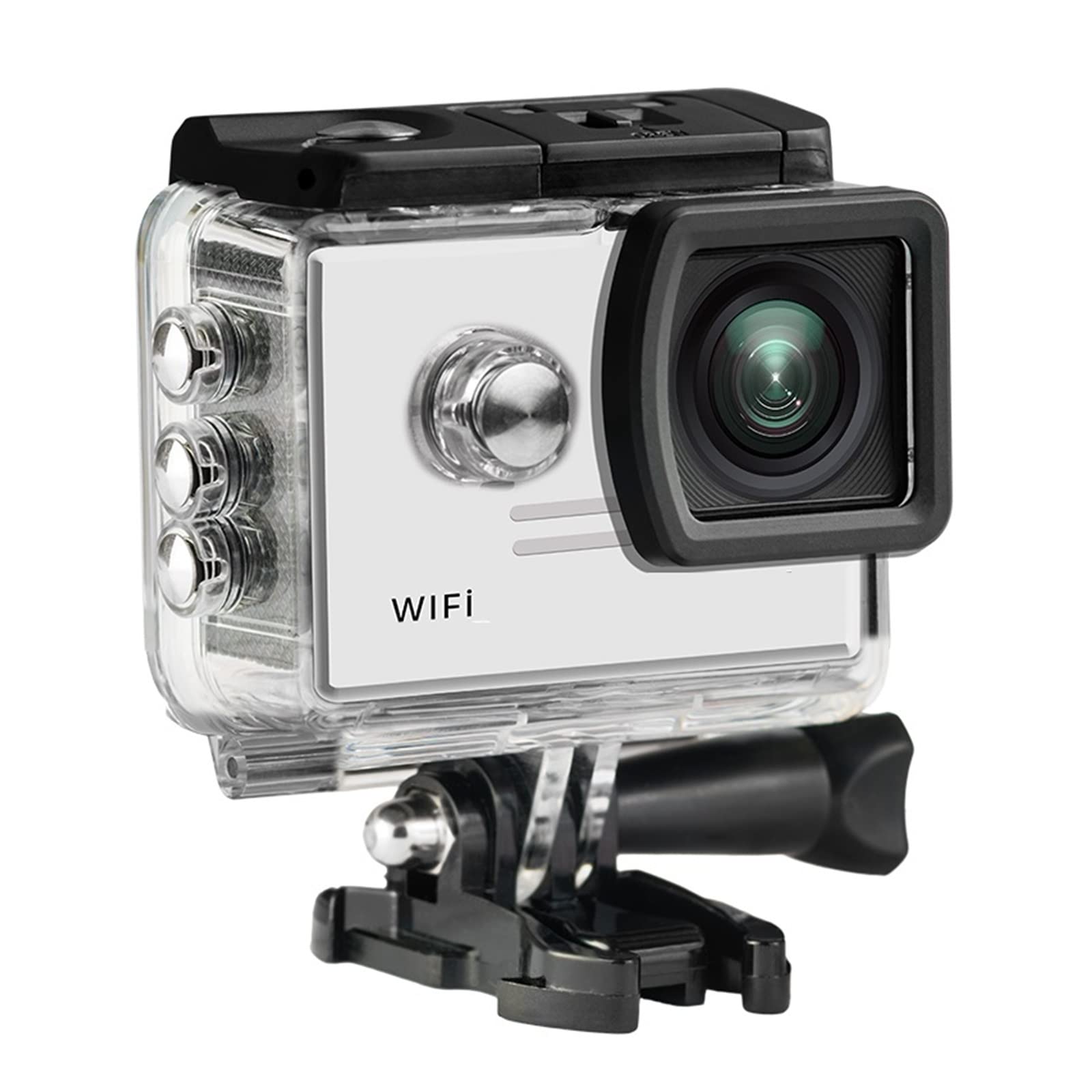 BODORME SJ5000X 4K Action Camera - 2.0 Inch LCD, Waterproof, Helmet Mount, Sports DV for Outdoor Adventures (2-Pack White) - Perfect for Surfing, Skiing, Cycling & Extreme Sports Recording