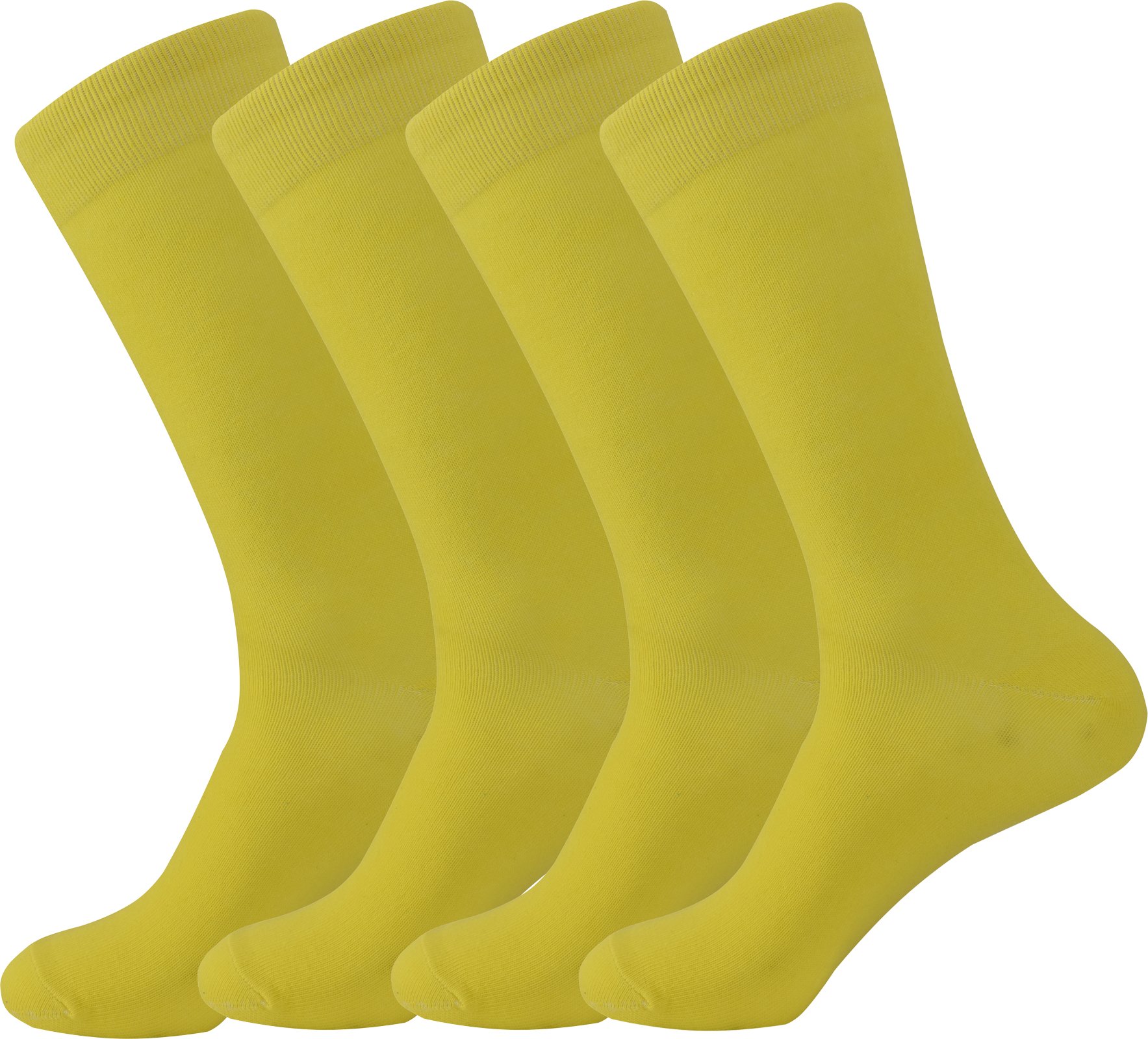 Men's Solid Color Cotton Dress Socks - 3 Pack Comfortable Formal Socks for Business, Office & Special Occasions