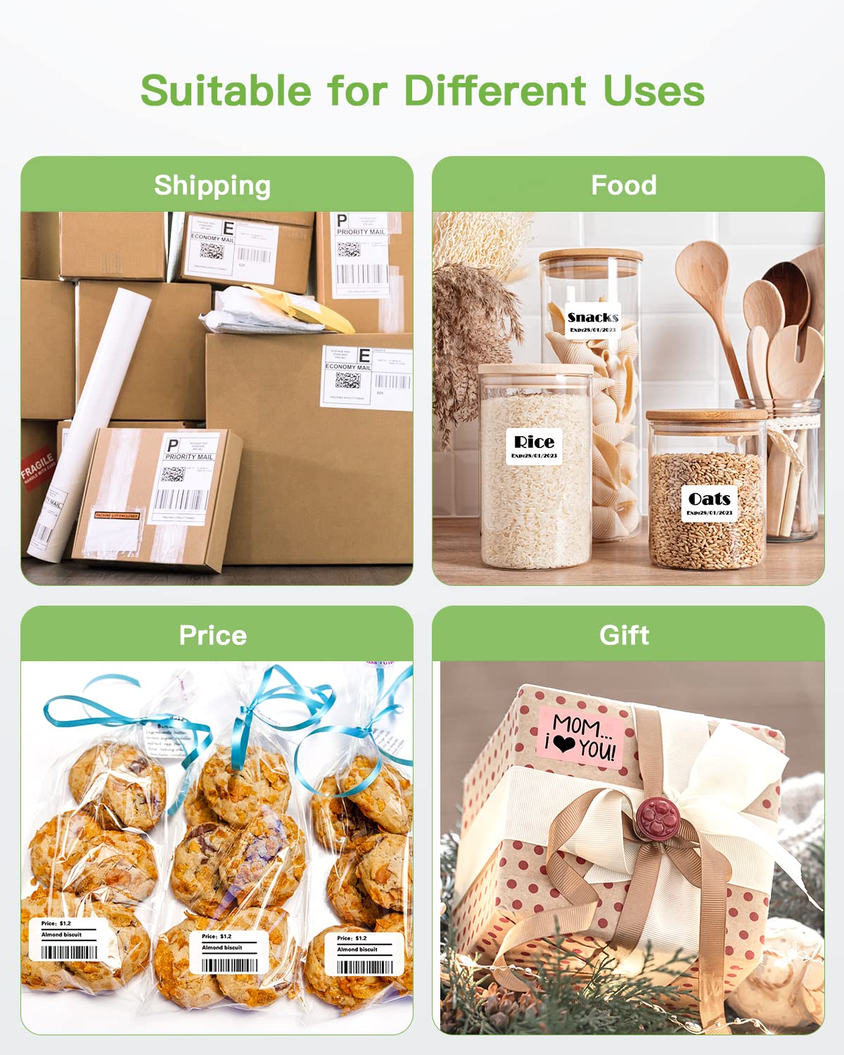 Nelko Label Printer - High-Quality Thermal Label Maker for Shipping, Packaging & Barcodes | Perfect for Ecommerce, Warehouses & Small Businesses