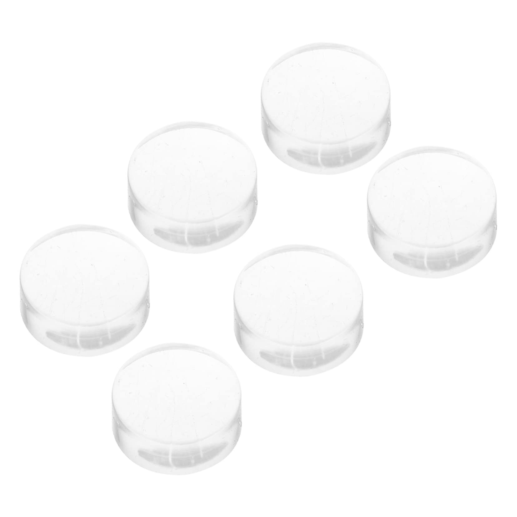 6-Piece Clear Nail Polish Set with Silicone Stamp for French Manicure - Nail Art Tool Kit with Replacement Heads & Pointy Silica Gel Tips - Perfect for Salon Professionals & Home Nail Care