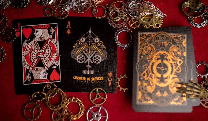 Harry Potter Chamber of Secrets Themed Playing Cards - Premium Collectible Deck for Magic Tricks, Poker Nights & Movie-Themed Game Nights