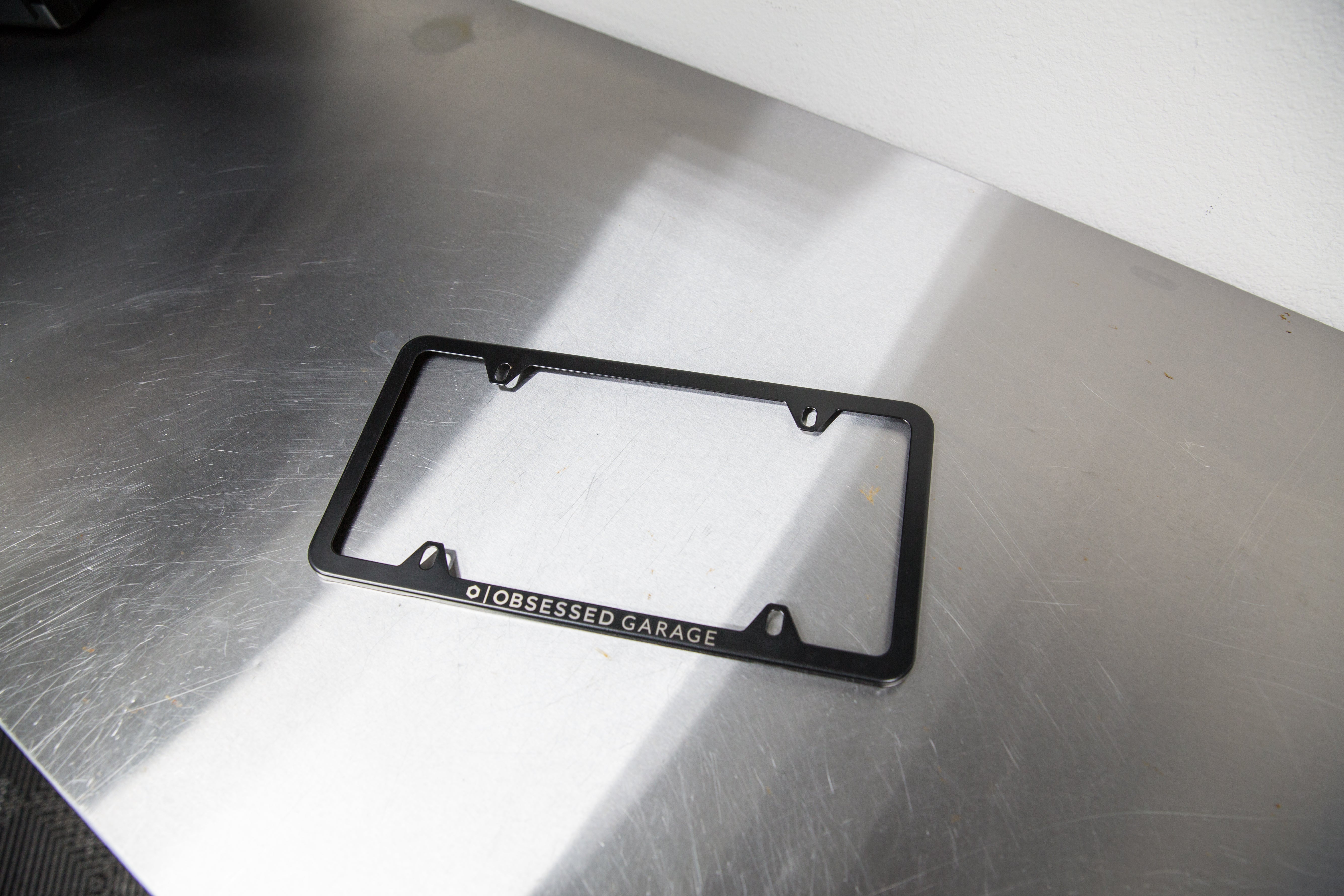 Premium Stainless Steel License Plate Frame - Rustproof & Durable Car Accessory for US Vehicles - Perfect for Cars, Trucks & SUVs - Enhances Vehicle Appearance & Protection