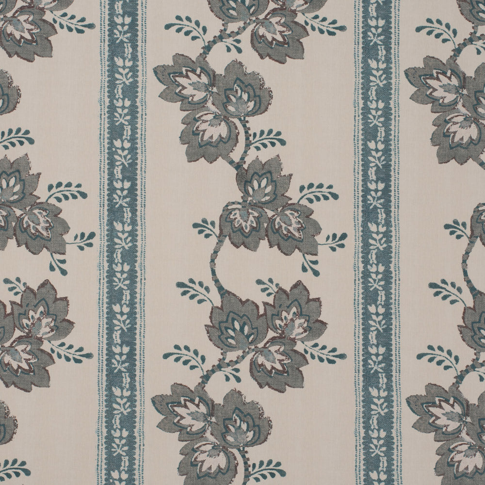 Vintage Blue Stripe Wallpaper - Peel and Stick Removable Samples for Home Decor | Perfect for Bedroom, Living Room & Nursery Accent Walls