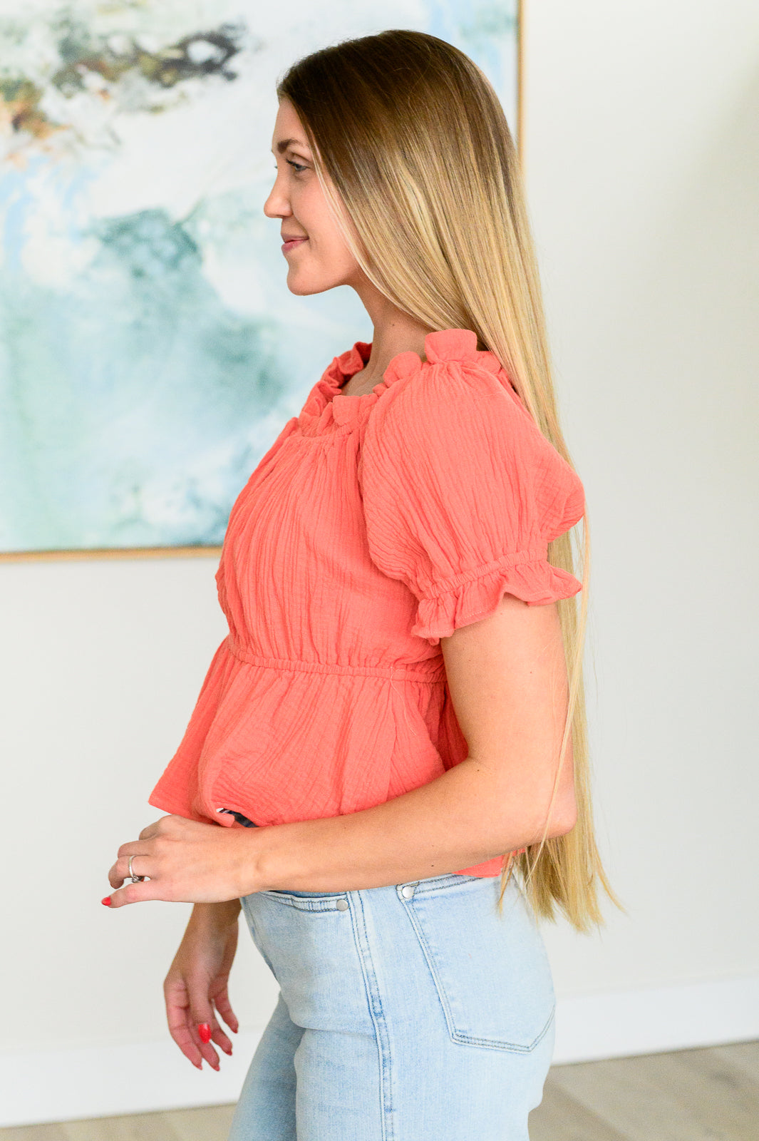 Elegant Off-the-Shoulder Blouse for Women - Flirty Summer Tops & Romantic Date Night Outfits