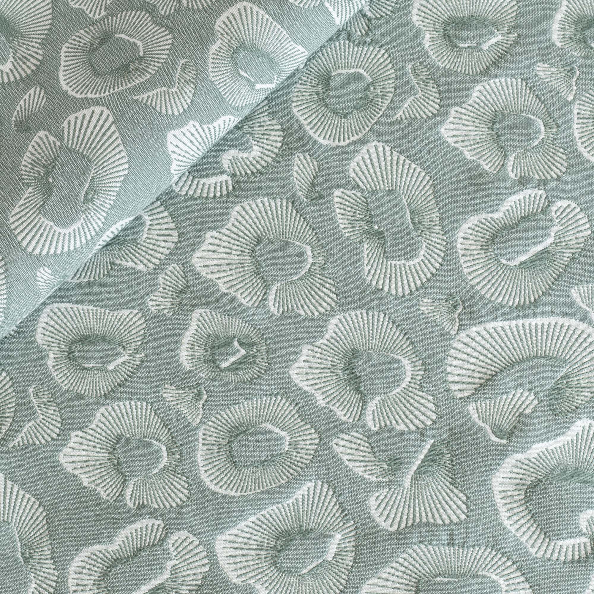 Premium Ocean Blue Fabric - Soft & Durable Jade Green Textile for DIY Crafts, Upholstery, and Home Decor | Perfect for Sewing, Quilting, and Fashion Design Projects
