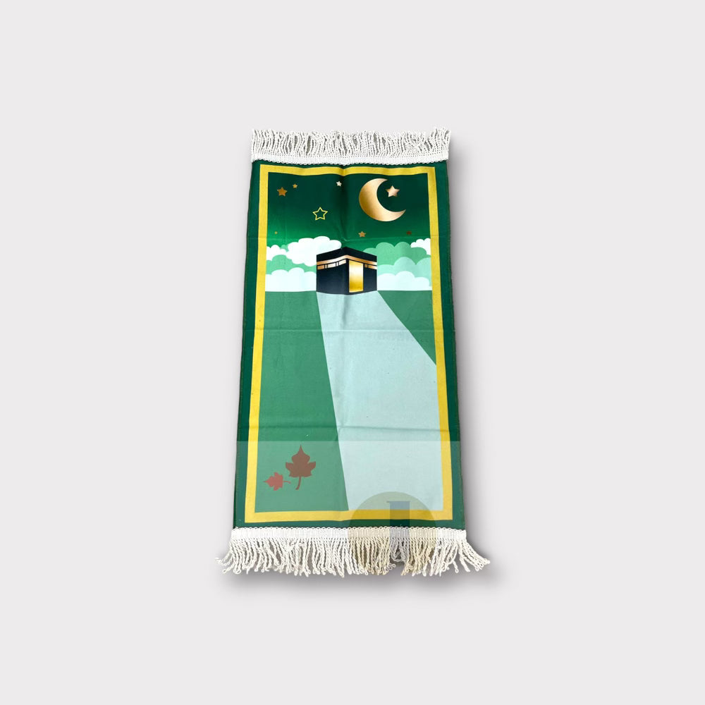 Islamic Prayer Mat for Kids - Soft & Portable Toddler Prayer Rug for Home, Mosque & Travel - Perfect for Daily Salah & Quran Learning