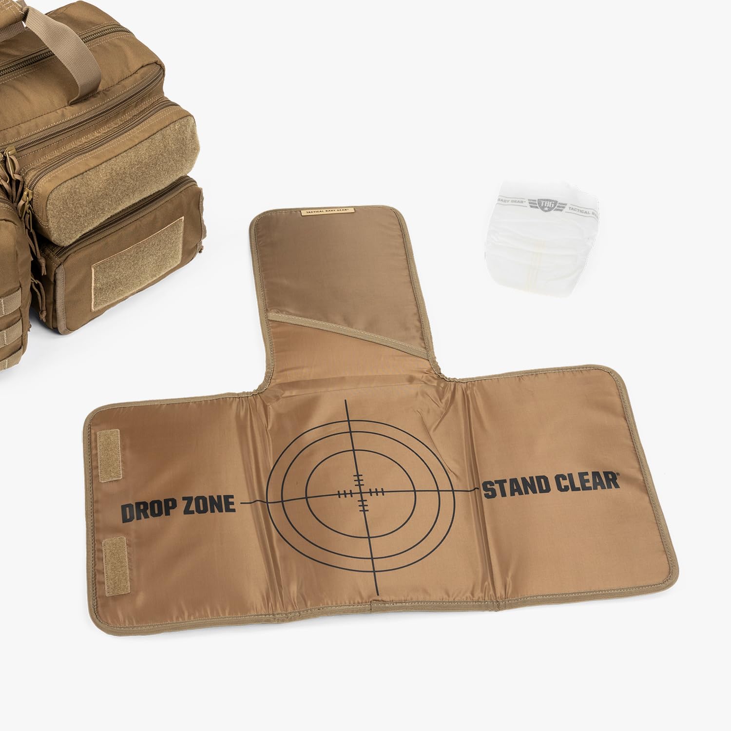 4th Gen Tactical Diaper Bag for Dads - Military Style Baby Carrier with Changing Pad & Stroller Straps | Perfect for Outdoor Adventures, Travel & Everyday Parenting