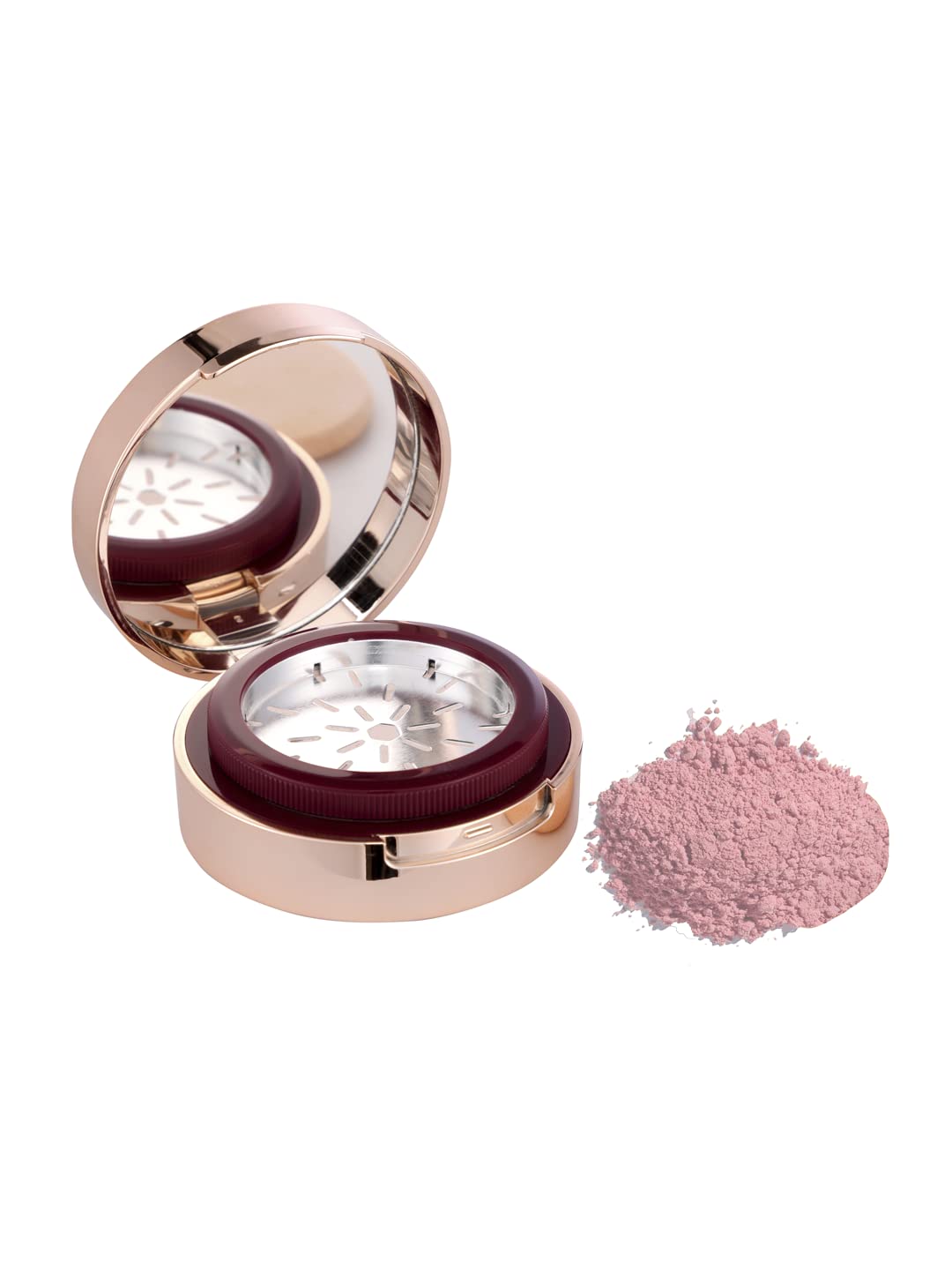 Typsy Beauty Hustle & Grind Setting Powder - Strawberry Shake | Zero Waste Built-in Powderizer | Hyaluronic Acid & Ceramides Infused | Soft Pink Paraben-Free Makeup (4.5g) | Perfect for Oil Control & Flawless Finish All Day
