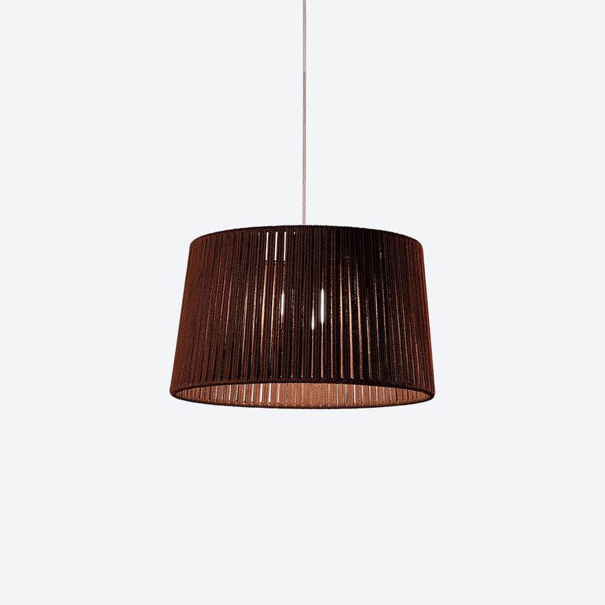 Waterproof IP66 Drum Pendant Light - Modern Ceiling Fixture Made in Spain - Perfect for Outdoor, Patio, and Industrial Spaces