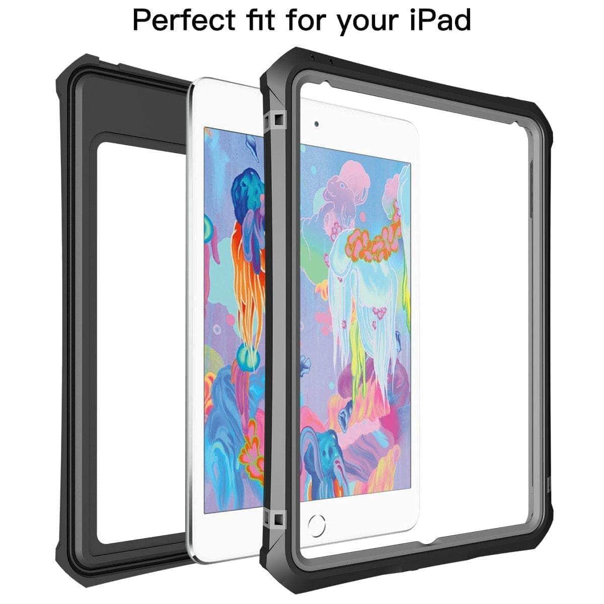 IP68 Waterproof Case for iPad Mini 5 - Shockproof & Anti-Scratch Full Screen Protector - Perfect for Outdoor Adventures, Swimming & Extreme Sports