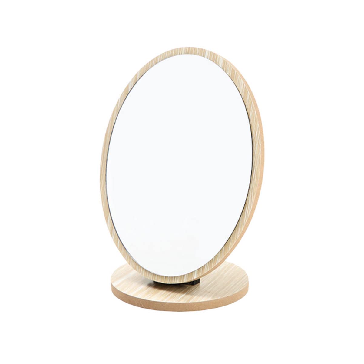 FRCOLOR Professional Round Tabletop Makeup Mirror with Stand - 360° Adjustable Vanity Mirror for Home, Salon & Travel - Perfect for Makeup Application, Skincare & Hair Styling