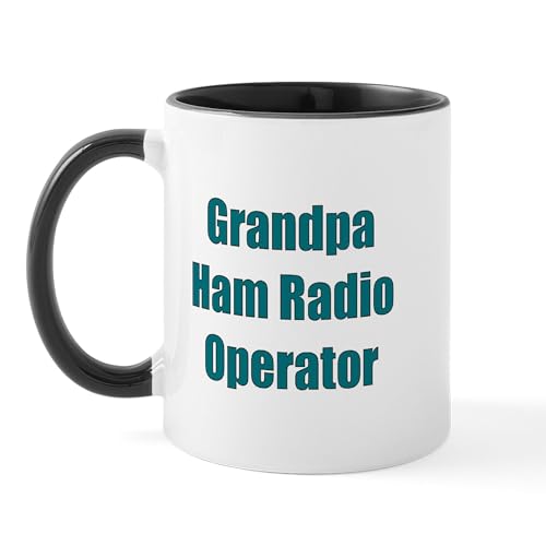 White/Black Inside - Grandpa Ham Radio Operator Mug