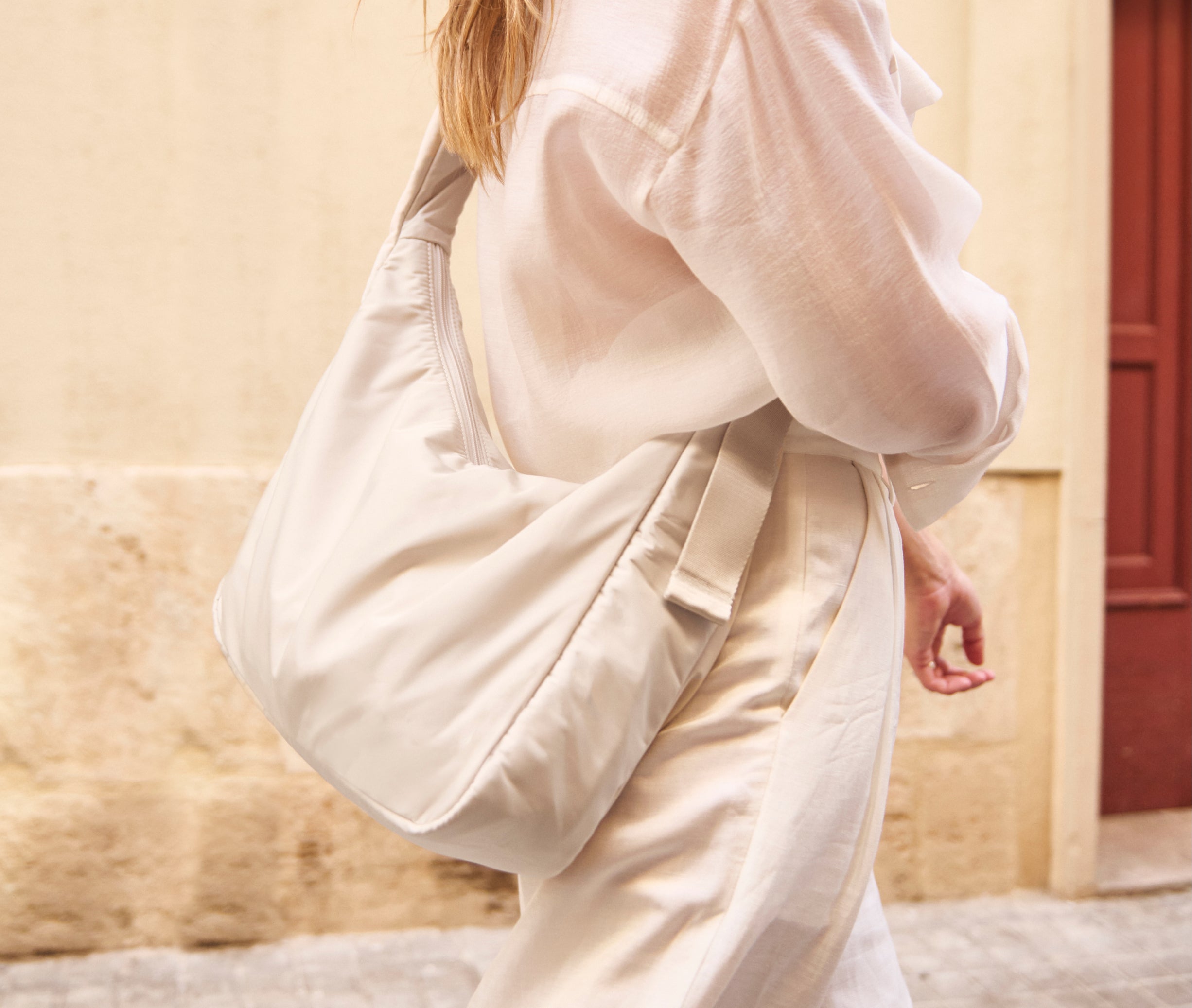 Featherlight Crossbody Bag in Sage Green - Stylish & Comfortable for Everyday Use, Travel & Shopping