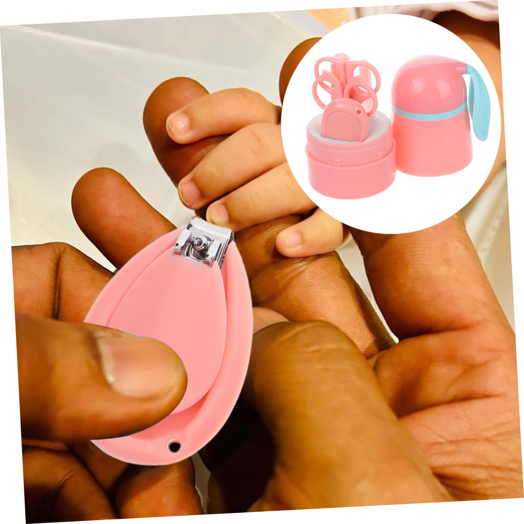 Baby Electric Nail Trimmer Kit - Safe Clippers & Filer for Newborns & Toddlers - Perfect for Home & Travel Grooming