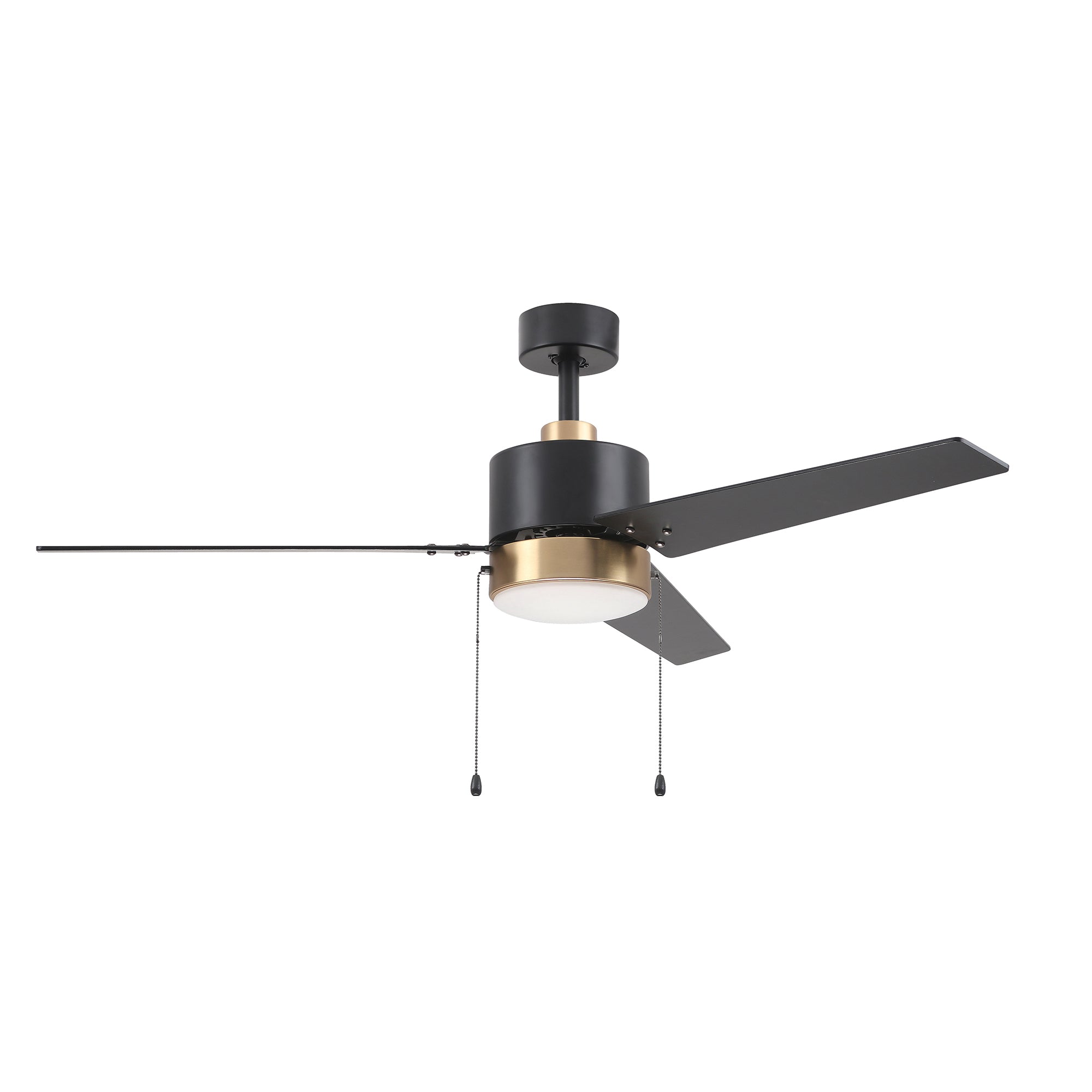 52 Inch Dulac Ceiling Fan with LED Light, Pull Chain & Remote Control - Perfect for Living Room, Bedroom & Outdoor Patio Cooling