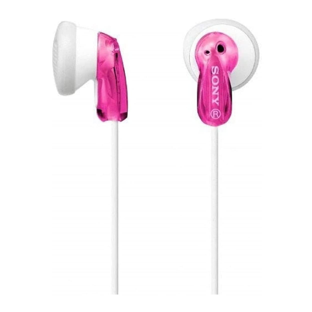 Sony MDR-E9LP/PNK In-Ear Headphones with High-Quality Sound - Perfect for Running, Gym, Travel & Everyday Use