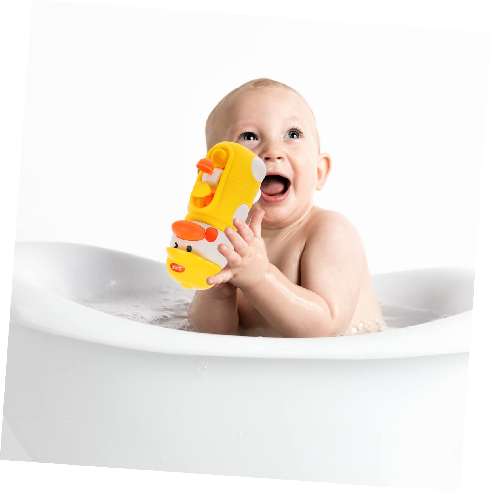 UPKOCH 3-Piece Wind-Up Bath Toy Set - Floating Water Wheel & Car Toys for Toddlers, Fun Bathtime & Shower Playtime - BPA-Free Plastic Bath Toys for Kids