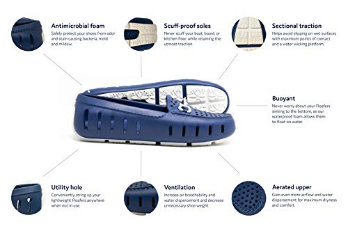 Floafers Comfortable Slip-On Loafers for Men & Women - Premium Footwear with Tycoon Bit Driver Design - Perfect for Casual Wear, Office & Travel