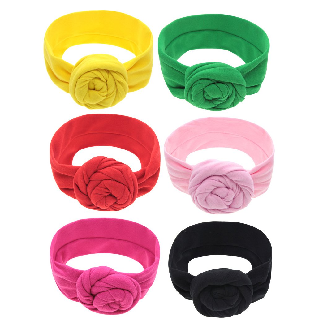 Cute Baby Headbands for Newborn Girls - Soft Bow Head Wraps & Knot Turbans for Toddlers - Perfect for Photography, Parties & Everyday Outfits