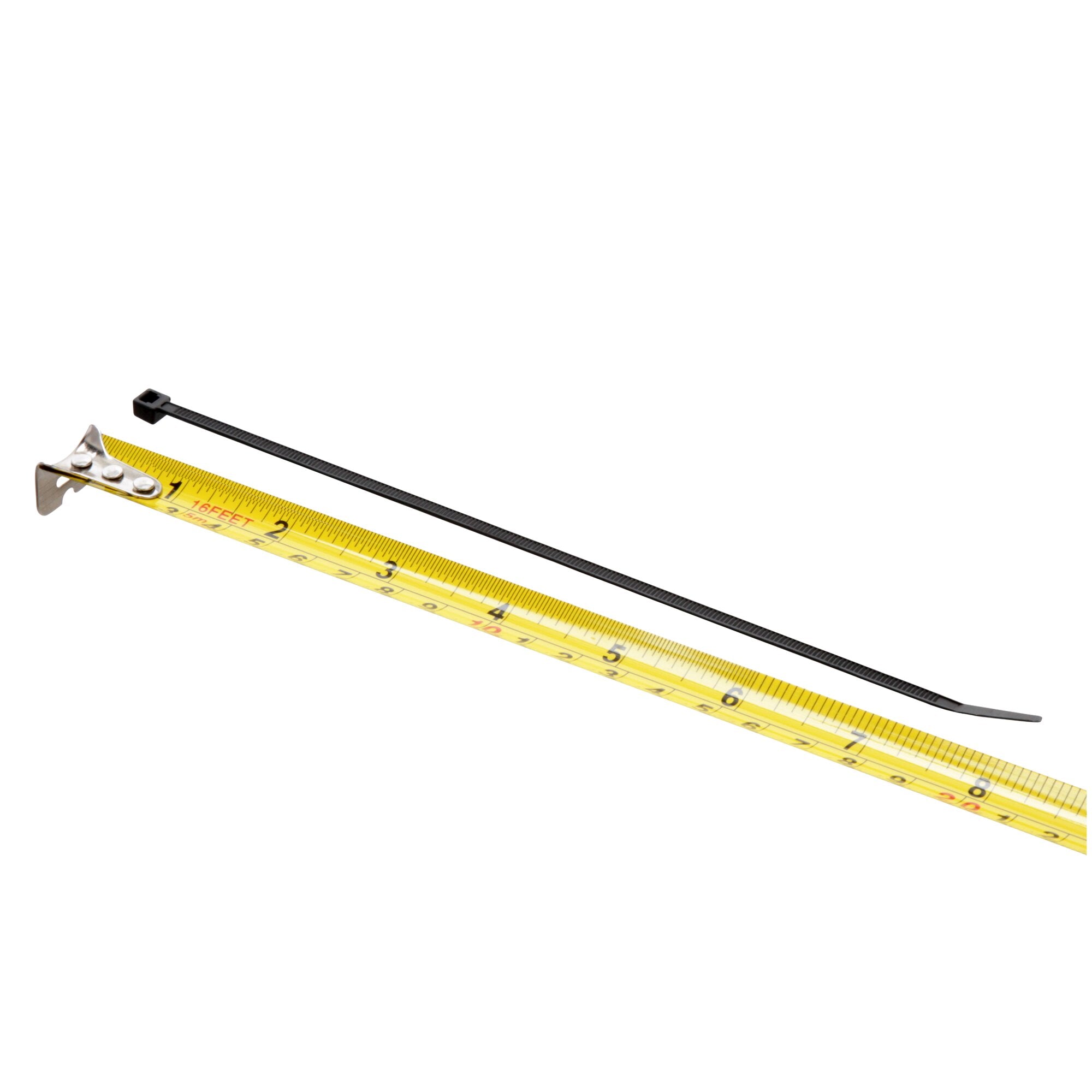 3M CT8BK18 Black Nylon Cable Ties - 8 Inch, 100-Pack - Heavy Duty Zip Ties for Organizing Wires, Cables, and Household Items - Ideal for Home, Office, and DIY Projects