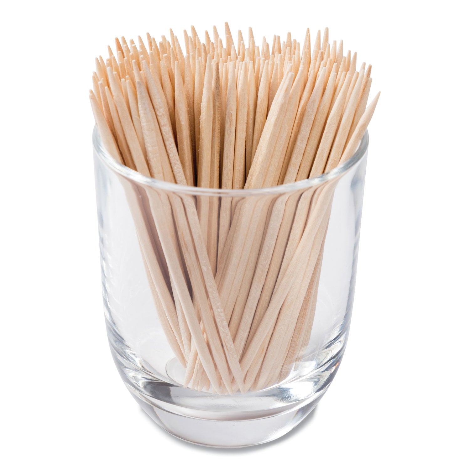 AmerCareRoyal® Natural Square Wood Toothpicks - 2.75 Inch, 800 Count per Box (24 Boxes per Carton) - Perfect for Parties, Restaurants & Home Use