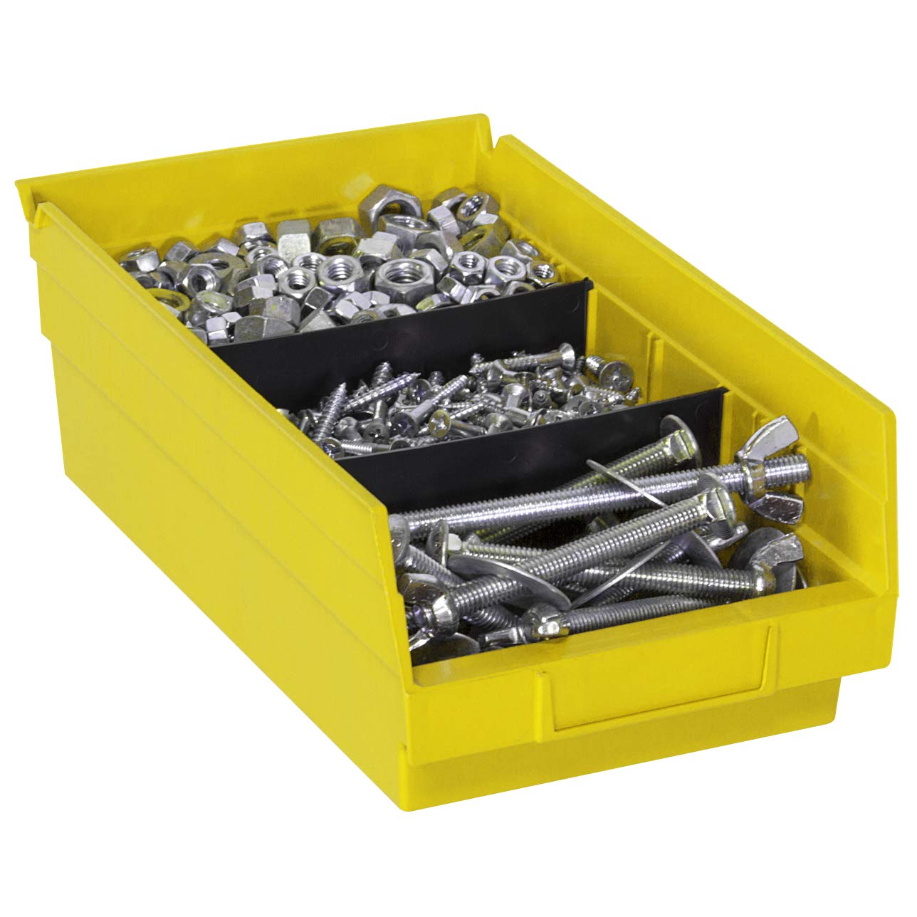 Akro-Mils 30130 Heavy Duty Plastic Shelf Bins - 12-Pack, 12