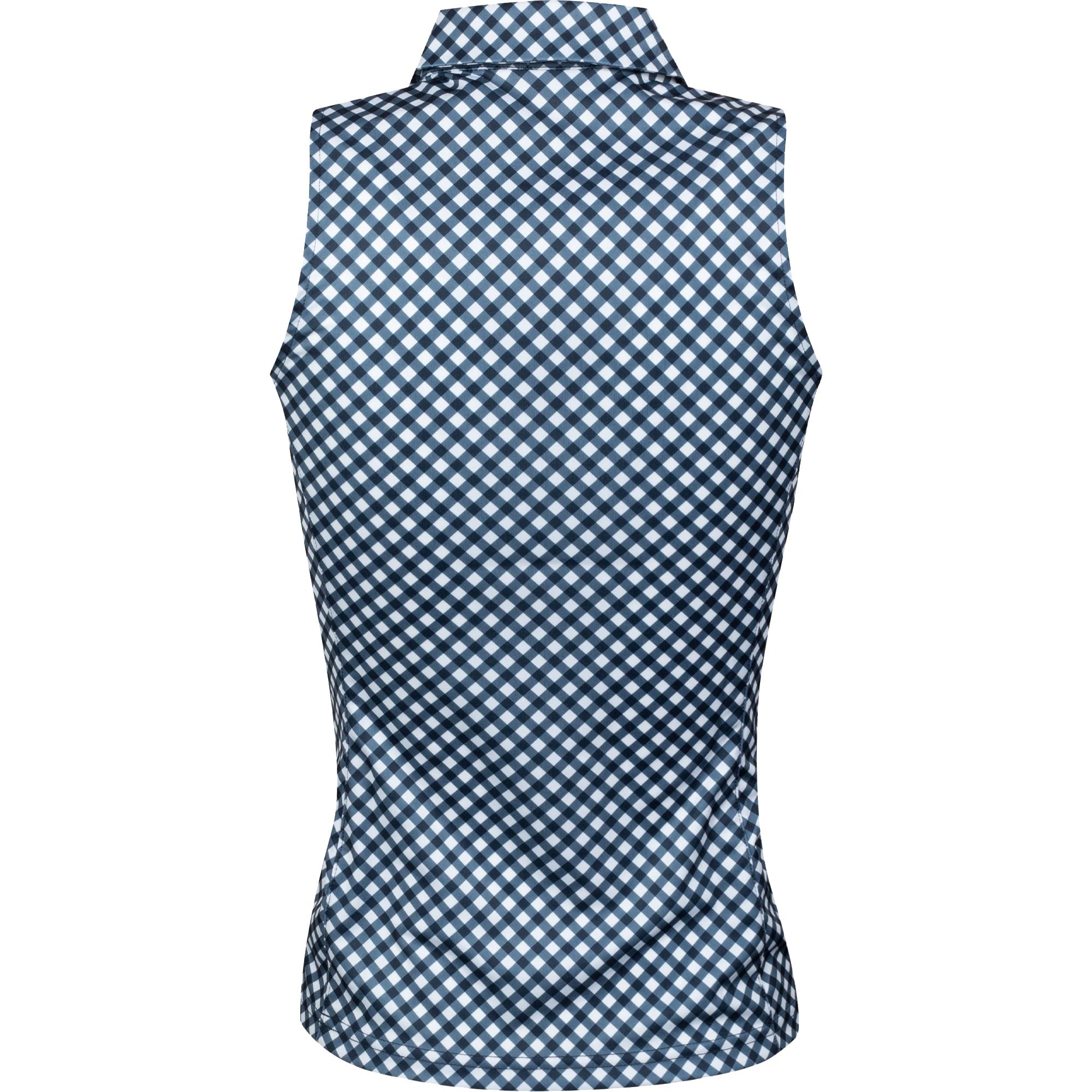 J. Lindeberg Dena Printed Women's Sleeveless Golf Polo Shirt - 2021 Collection - Perfect for Summer Golf Tournaments & Active Lifestyle