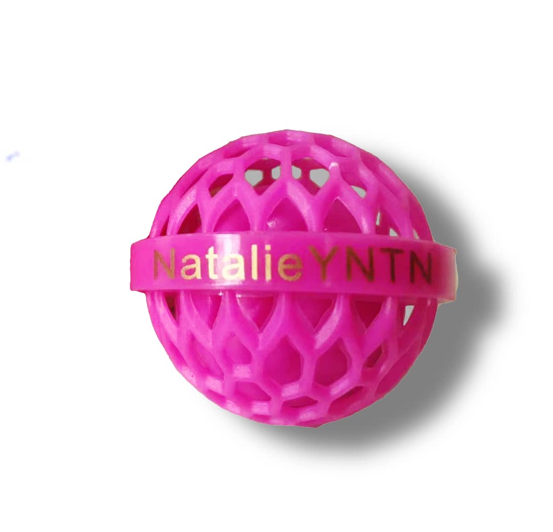 NatalieYNTN Reusable Purse Cleaning Ball - Lint & Dust Remover for Handbags, Tote Bags, Backpacks | Sticky Ball for Crumbs, Dirt & Pet Hair | Pink | Perfect for Home, Office & Travel Use
