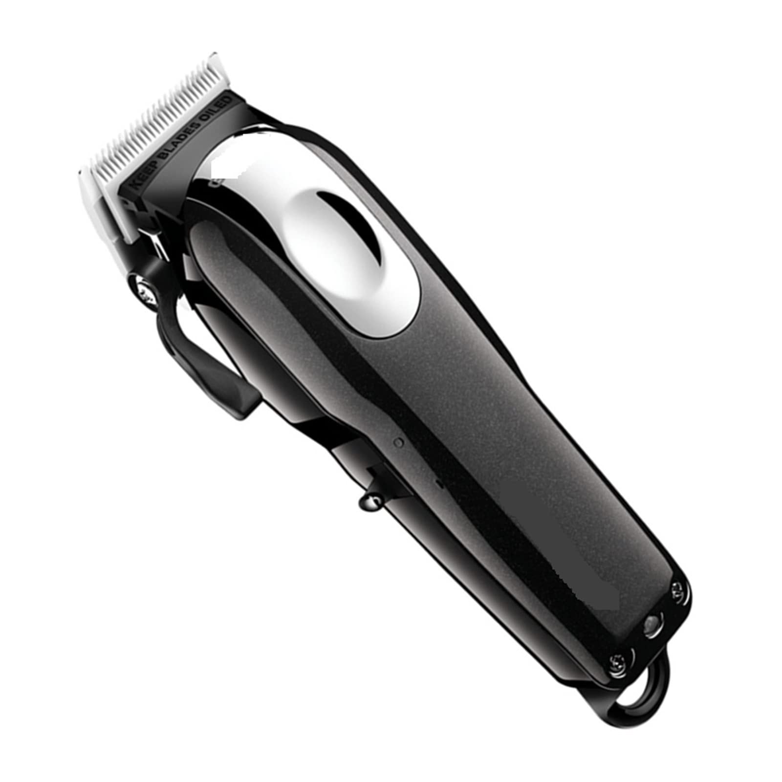 Professional Hair Clippers for Men - Corded/Cordless Rechargeable Hair Trimmer with Lithium Battery, Fading & Tapering Electric Hair Cutting Machine (Black with Base) - Perfect for Home Barbering, Salon Styling & DIY Haircuts