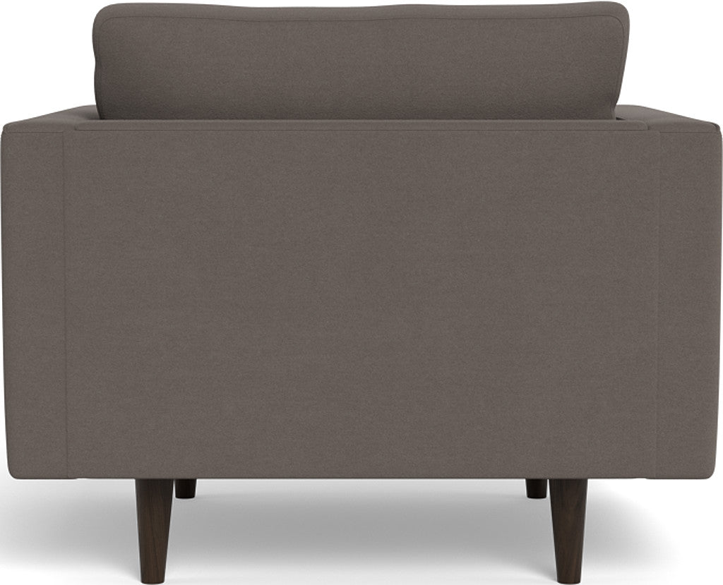 Stylish Ladybird 42 Arm Chair - Modern Accent Chair for Living Room, Bedroom & Office - Comfortable Upholstered Lounge Chair with Wooden Legs - Perfect for Reading Nook, Cozy Corner or Home Decor