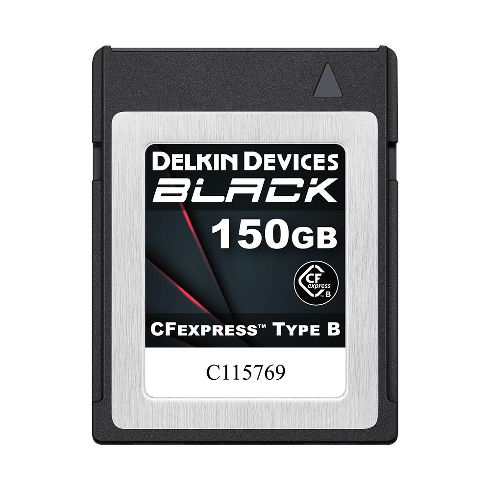 Delkin Devices BLACK 150GB CFexpress Type B Memory Card - High-Speed Performance for Professional Photography & 4K Video Recording