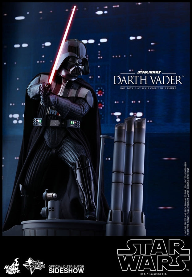 Hot Toys Star Wars Episode V The Empire Strikes Back Darth Vader 1/6 Scale Collectible Action Figure - Perfect for Display, Gift Giving & Star Wars Fans Collection