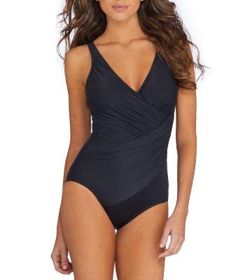 Miraclesuit Oceanus Underwire One-Piece Swimsuit for Women - DDD Cup Support, Tummy Control, Plus Size Swimwear - Perfect for Beach Vacations, Pool Parties & Summer Getaways