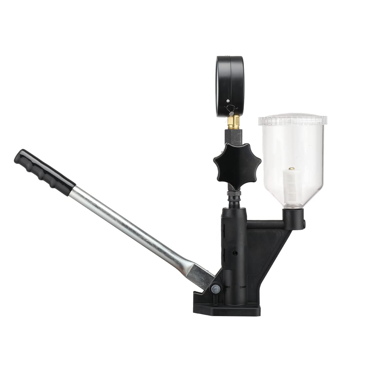 600Bar Diesel Injector Tester 8700PSI - Dual Scale Gauge for Adjusting & Testing Diesel Fuel Injector Nozzle Pop Pressure - Perfect for Automotive Repair Shops & Diesel Engine Maintenance