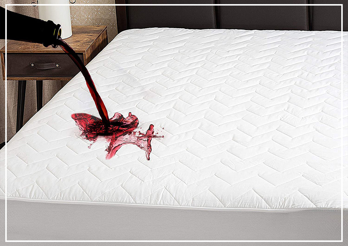 Luonto Waterproof Mattress Protector - Queen Size, Hypoallergenic, Breathable, Fitted Sheet Style - Perfect for Bedwetting, Allergies & Spill Protection