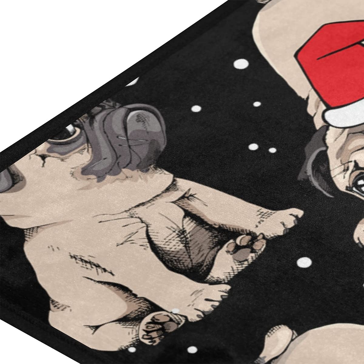 DOMIKING Non-Slip Christmas Kitchen Rug - 39