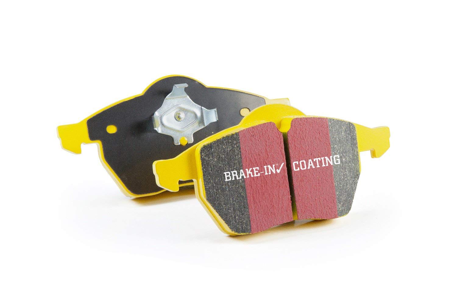 EBC Brakes Yellowstuff 4000 Series Street Performance Brake Pads DP41474R - Fits Porsche 911, Audi A4, Volkswagen Golf | High-Temperature Resistance for Track & Street Driving