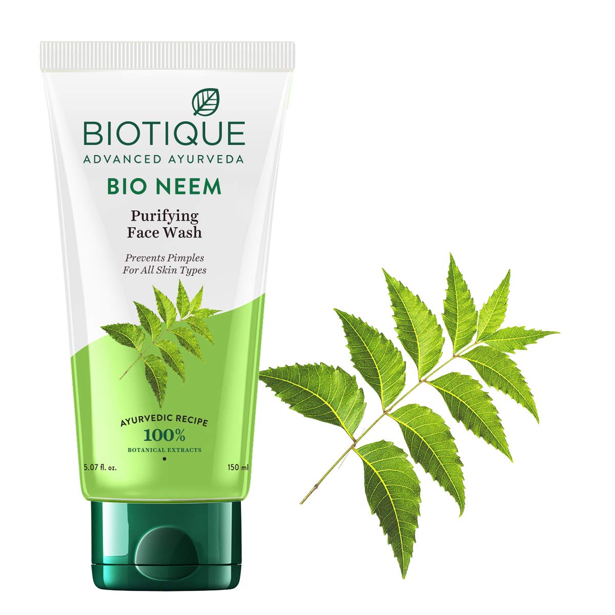 Biotique Bio Papaya & Neem Face Wash for All Skin Types - 150ml Each | Deep Cleansing, Purifying & Flawless Skin | Perfect for Daily Skincare Routine & Acne-Prone Skin
