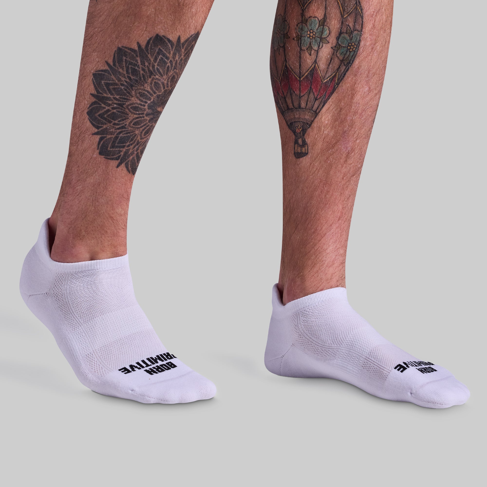 High-Performance Ankle Socks for Men & Women - Breathable Athletic Running Socks (White) - Perfect for Gym, Jogging, and Everyday Wear